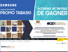Tablet Screenshot of media.seneweb.com